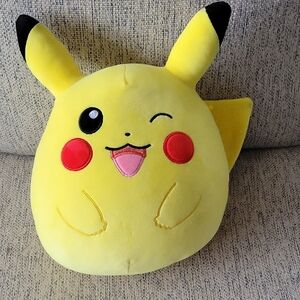 Pokemon Yellow Plush with Red and Black Accents